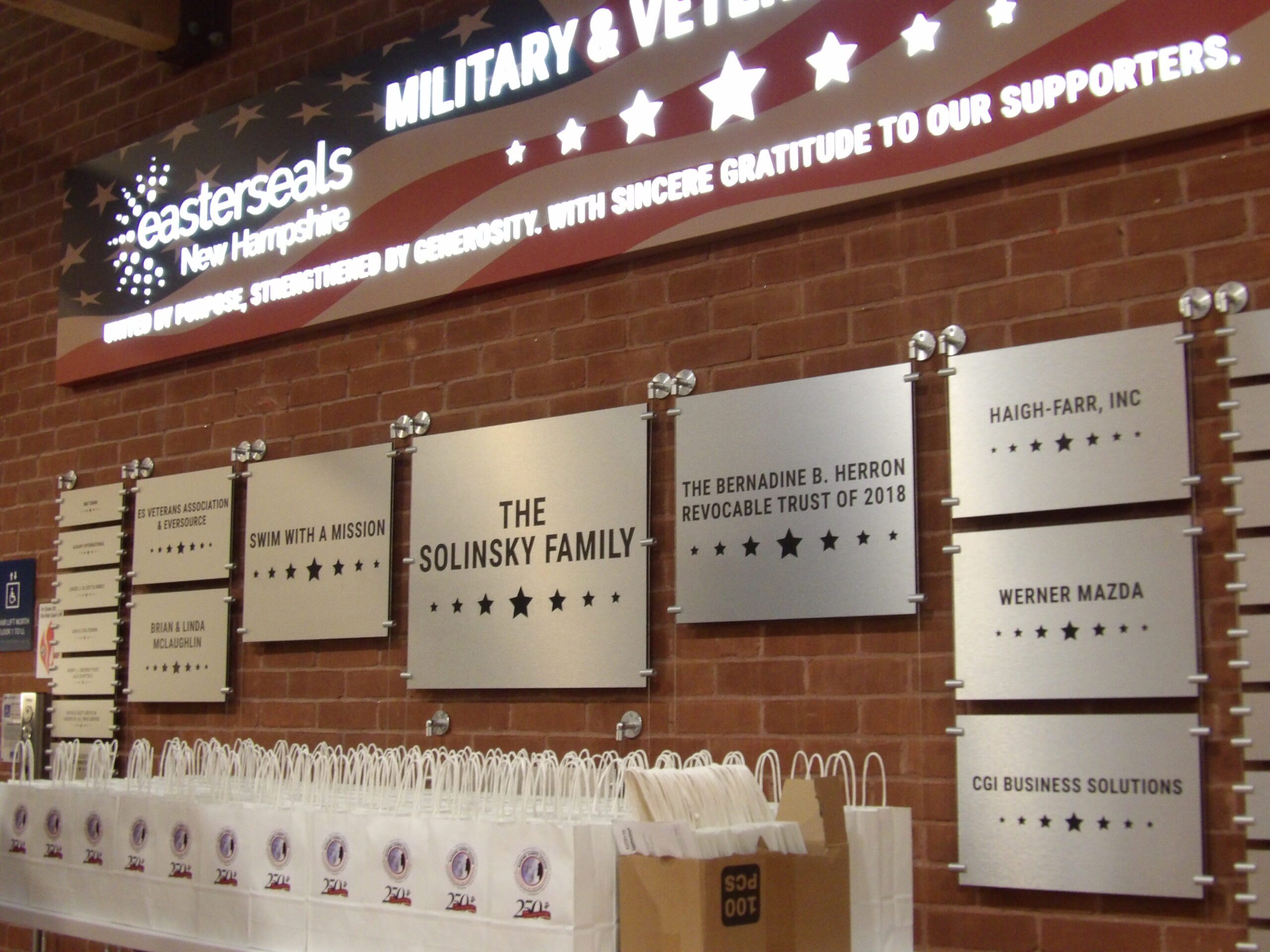 The 250 Rugs ready for their new home.