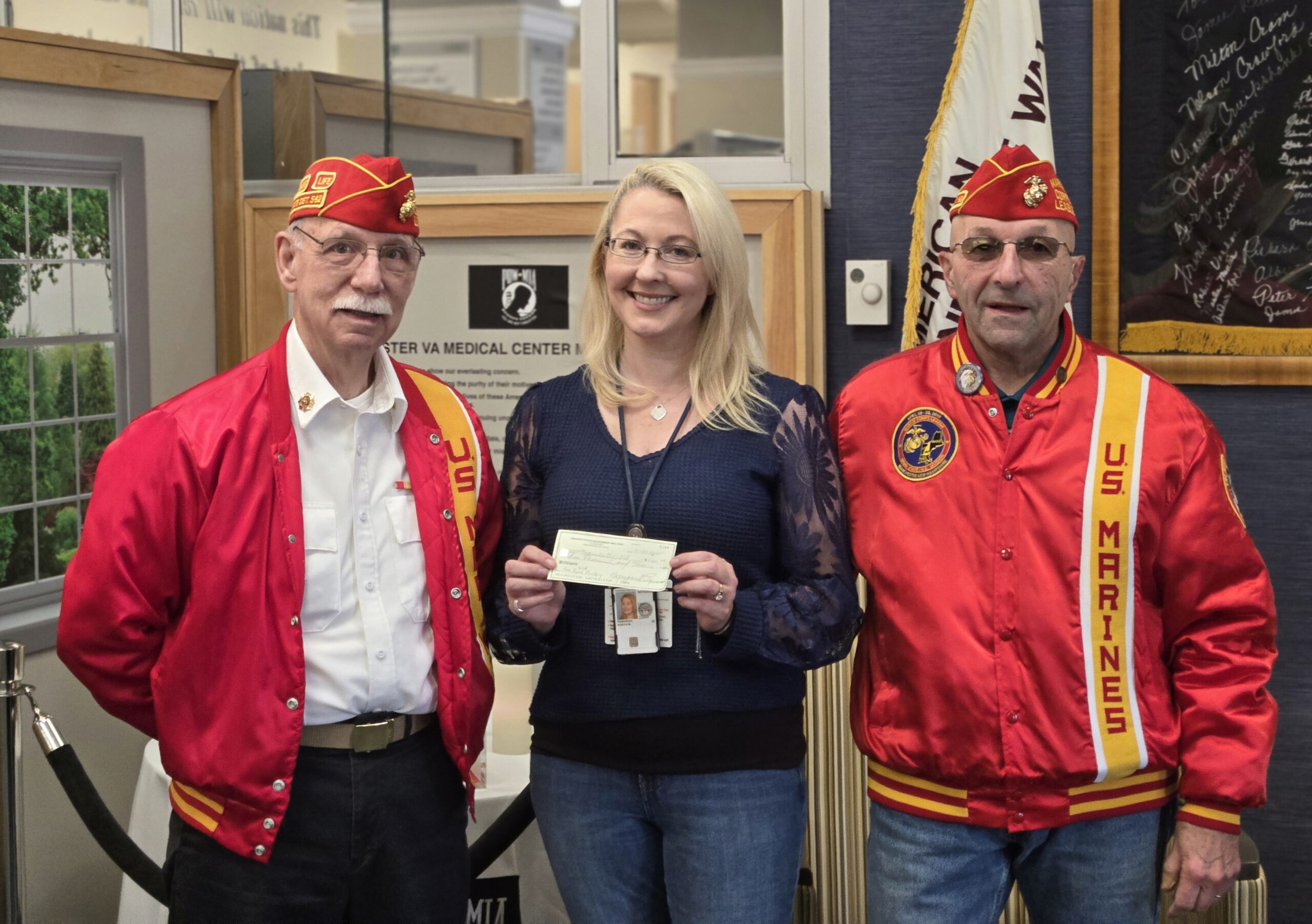 Manchester VA Medical Center Check Presentation