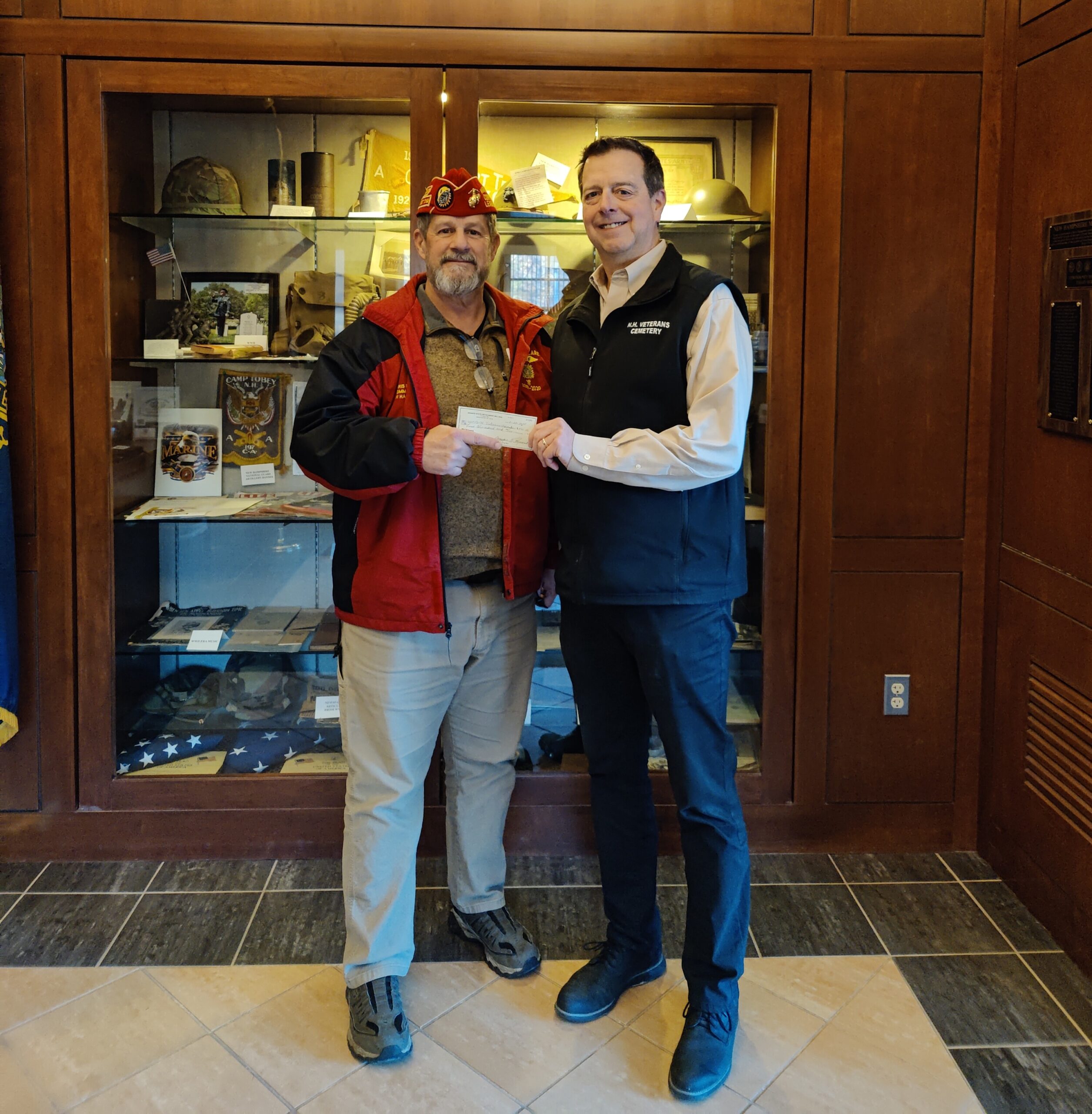 Veterans Cemetery Donation Presentation